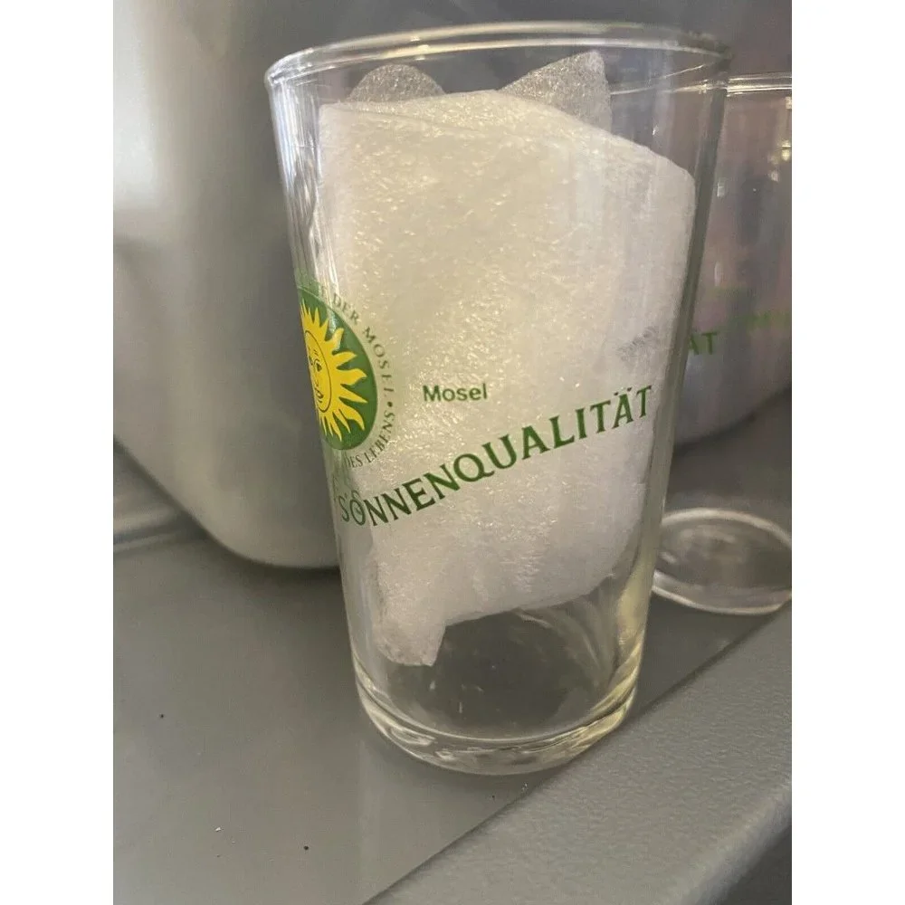 2 Schmitt Sohne Sonnenqualitat Mosel Shot Glass Approx 2 5/8” Tall WEST GERMANY